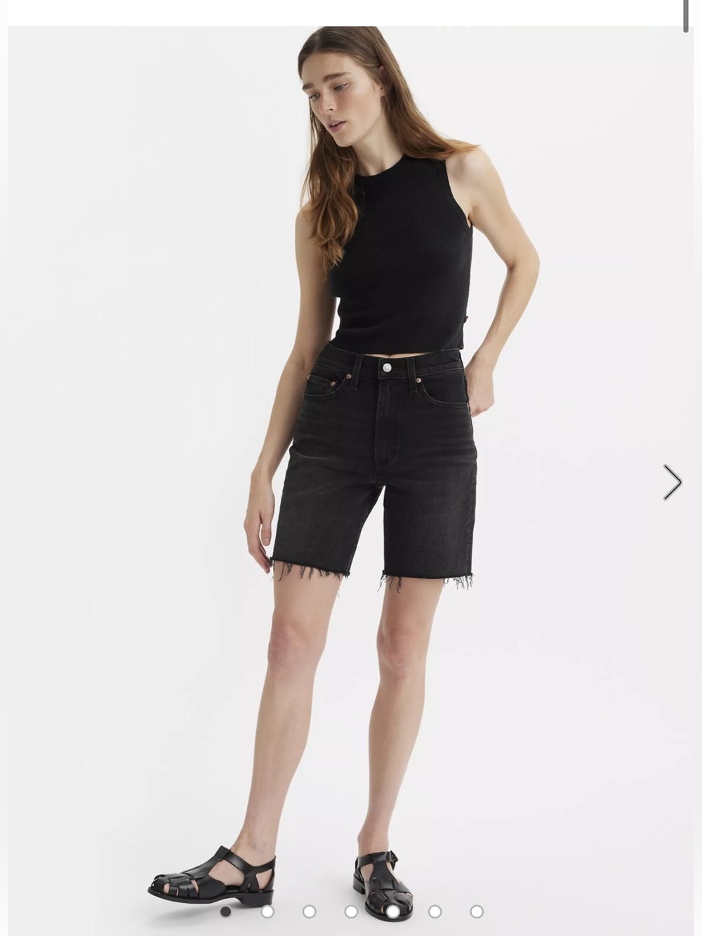 Ribcage Bermuda shorts